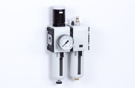 FRL-unit - 8 bar - 5 micron + Pressure gauge (FS-2)